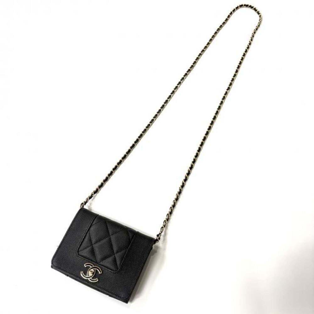 CHANEL Black Caviar Leather Wallet - Picture 2 of 10
